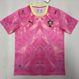 26/27 Portugal Pink gemstone pattern Edition Fans Soccer Jersey
