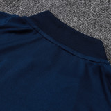 25/26 RMA Royal Blue Kids Half Pull Tracksuit#E25226(童装、半拉链)