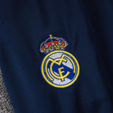 25/26 RMA Royal Blue Kids Half Pull Tracksuit#E25226(童装、半拉链)