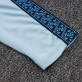 26/27 Man City Sky Blue Kids Half Pull Tracksuit #E25229 (童装、半拉链)