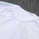 26/27 Argentina White Half Pull Tracksuit ## B26001(半拉链）