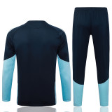 26/27 Argentina Royal Blue Half Pull Tracksuit # B26002(半拉链）