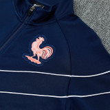 26/27 France Royal Blue Retro Jacket Tracksuit