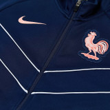 26/27 France Royal Blue Retro Jacket Tracksuit