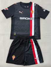 25/26 Sporting de Gijón Away Kids Soccer Jersey