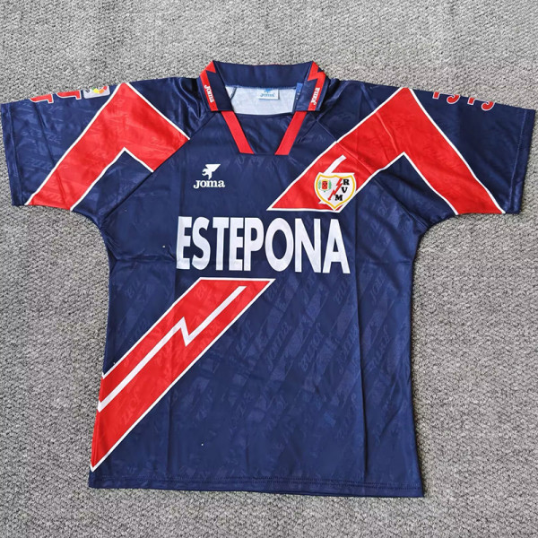 1995/1996 Rayo Vallecano Away Retro Soccer Jersey(带西甲章)