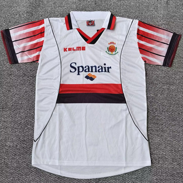 1997/1999 Mallorca White Retro Soccer Jersey