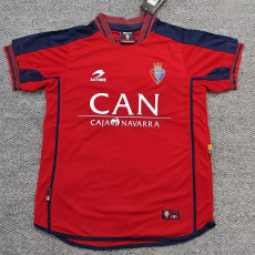 2000/2002 Osasuna Home  Retro Soccer Jersey