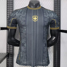 26/27 Brazil Special Edition Black Gold Player Version Soccer Jersey