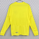 2008/2009 Villarreal Home  Long Sleeve Retro Soccer Jersey