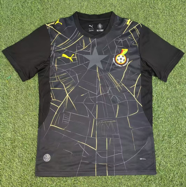 26/27 Ghana Black Fans Soccer Jersey