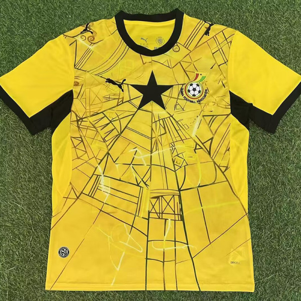 26/27 Ghana Yellow Fans Soccer Jersey
