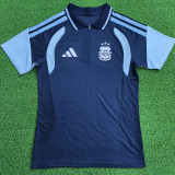 25/26 Argentina Royal Blue Half Pull Player VersionTraining Shirts#(半拉球员版)