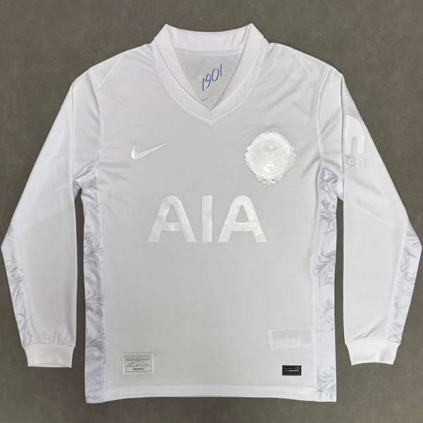 26/27 TOT 125th Anniversary Edition Grey Long Sleeve  Fans Soccer Jersey