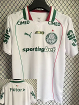 26/27 Palmeiras Away Fans Soccer Jersey(Print all sponsors)广告版