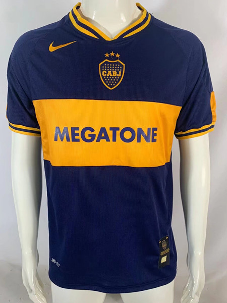 2006/2007 Boca Juniors Home Retro Soccer Jersey
