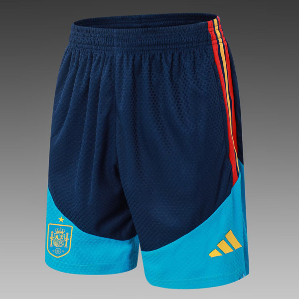 26/27 Spain Royal Blue Player Version Shorts Pants#D2603