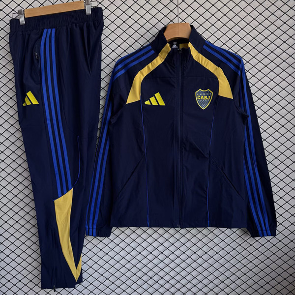 26/27 Boca Juniors Royal Blue Windbreaker Tracksuit