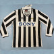 1995/1996 JUV Home Long Sleeve Retro Soccer Jersey