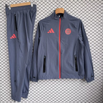 26/27 Bayern Dark Grey Windbreaker Tracksuit