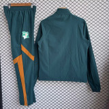 26/27 Ivory Coast Dark Green Windbreaker Tracksuit