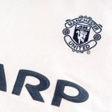 1999/2000 Man Utd White Away Retro Soccer Jersey