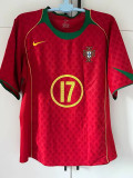 2004 Portugal Home1:1 Retro Soccer Jersey