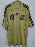 2008 Spain Away Retro Soccer Jersey