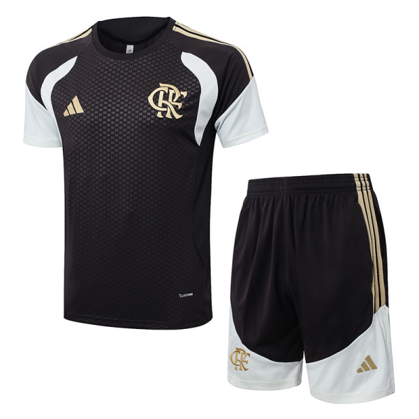 26/27 Flamengo Dark Brown Training Short Suit#  J26010