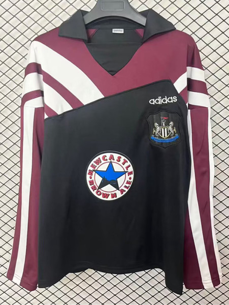 1996/1997 Newcastle Red & Black Retro Hoody#翻领