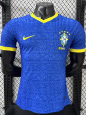 26/27 Brazil Special Edition Blue Player Version Soccer Jersey