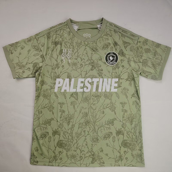 26/27 Palestine Light Green Retro Soccer Jersey