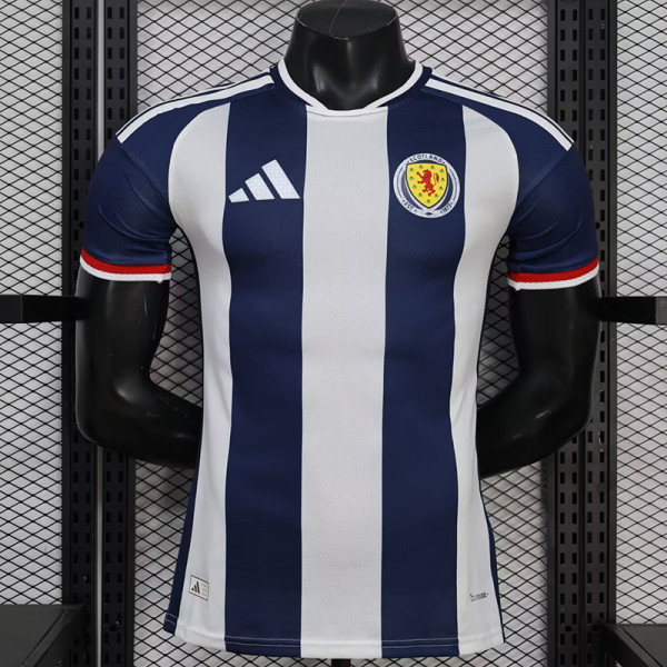 26/27 Scotland Special Edition Royal Blue & White Player Version Soccer Jersey
