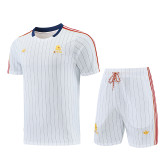 26/27 Roma White Training Shorts Suit