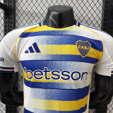 26/27 Boca Juniors Away Player Version Soccer Jersey