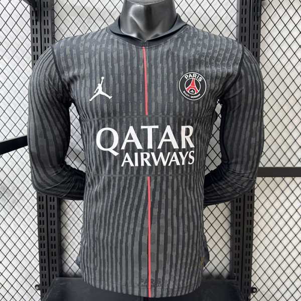 25/26 PSG Fourth Player Version Long Sleeve Soccer Jersey