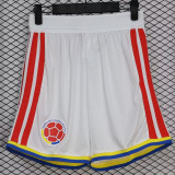26/27 Colombia Ｗhite Player Version Shorts Pants球员版