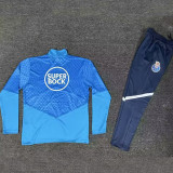 26/27 Porto Sky Blue Half Pull Tracksuit # (天蓝半拉链)