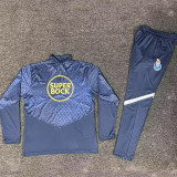 26/27 Porto Royal Blue Half Pull Tracksuit # (宝蓝半拉链)