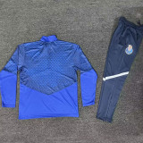 26/27 Porto Blue Half Pull Tracksuit # (蓝色半拉链)