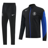 26/27 CHE Black Windbreaker Tracksuit