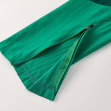 26/27 Algeria Green Hooded Windbreaker Tracksuit