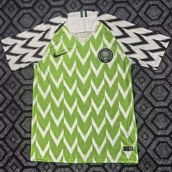 2018 Nigeria Home Retro Soccer Jersey