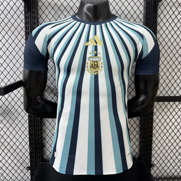 26/27 Argentina pre-match Light Blue Player Version Training Shirts