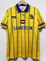 1993/1995 Sheffield Wednesday Third Yellow Retro  Soccer Jersey