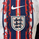 26/27 England Special Edition White Player Version Soccer Jersey带星