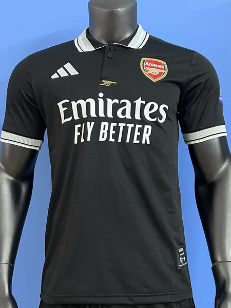 26/27 ARS Black Player Version  Polo Shirt
