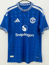 26/27 Man Utd Leisure Blue Retro Soccer Jersey