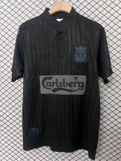 1995/1996 LIV Special Edition Black Retro  Soccer Jersey