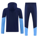 26/27 Argentina Royal Blue Hooded Windbreaker Tracksuit